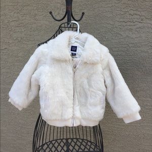 4T gap fur coat